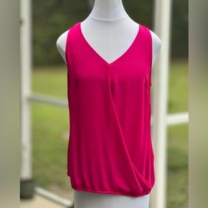 Laundry by Shelli Segal Sleeveless Blouse Size Medium M Med Pink Top